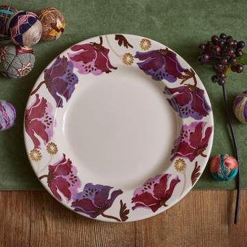 This is the Purple Poppy 10 1/2 inch plate