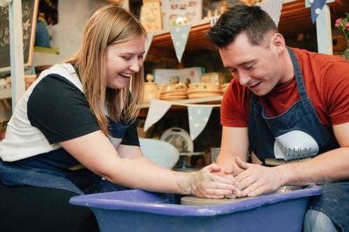 Introduction to Pottery for Two at Eastnor Pottery, Herefordshire