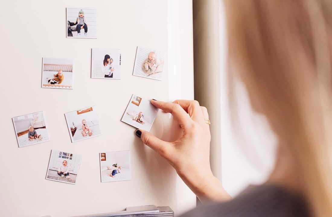 These Photo Fridge Magnets are a great way to liven up a fridge!