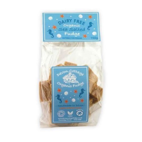 What about some organic dairy free sea salt vegan fudge from the RSPB?