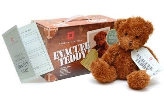 This cuddly evacuee bear comes with his own ID card and ID book