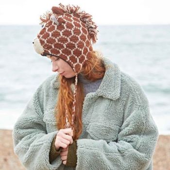 This Giraffe Woollen Animal Hat is from Paper High