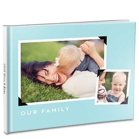 There are lots of different size and themed photobooks to choose from at Snapfish