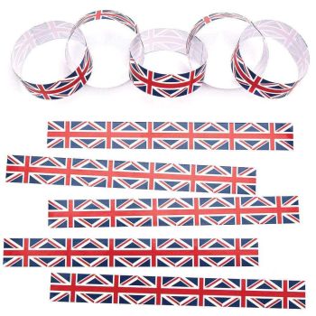 Celebrate with Union Jack Paper Chains