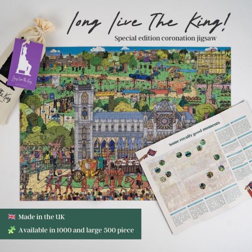 How about this special edition Coronation jigsaw called Long Live the King?