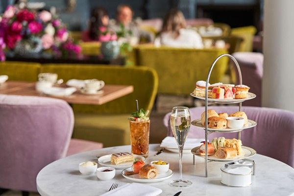 The King's Coronation Afternoon Tea with Cocktail or Prosecco for Two at The Royal Horseguards Hotel