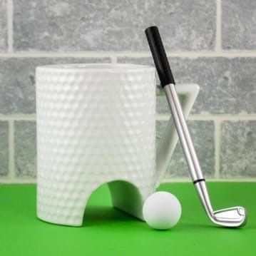 The Golf Mug is available from Find Me a Gift