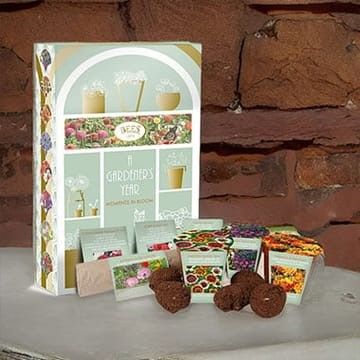 One of the calendars available through Prezzybox is this 12 Months of Seeds Advent Calendar
