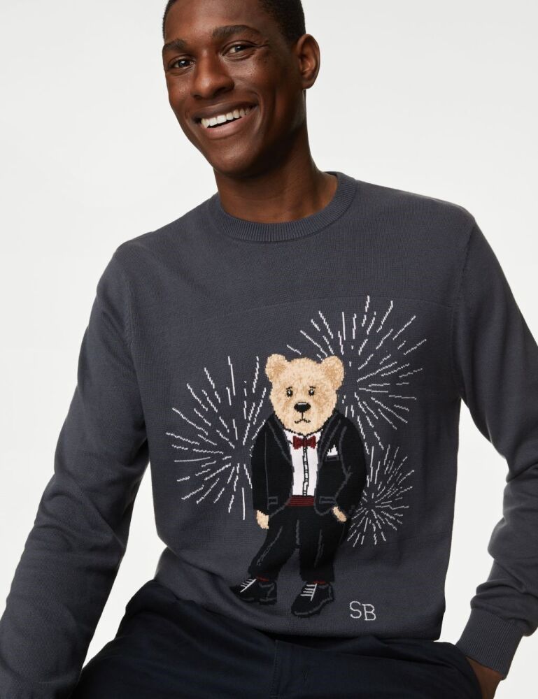 This is the Pure Cotton Spencer Bear™ Christmas Jumper