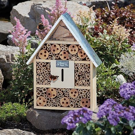 This is the Garden Life Wooden Insect Hotel