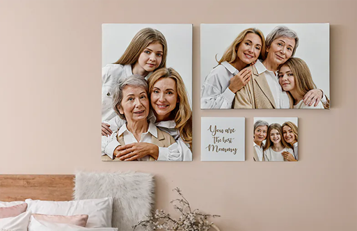 How about canvas prints to decorate a wall with and to bring memoires alive?