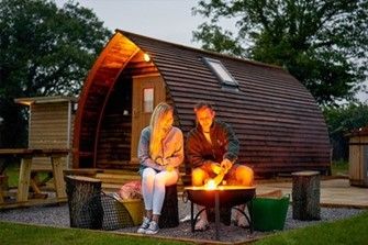 There's a a Two Night Glamping Break for Two at Secret Valley in Somerset