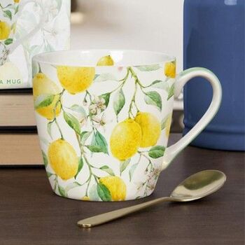 This Lemon Grove Breakfast Mug is available from Prezzybox