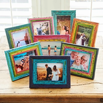 A recycled Newspaper Photo Frame would be a very unusual gift to brighten up a room with!