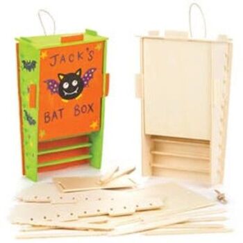 There are Wooden Bat Box Kits