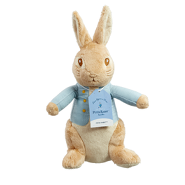 This is a 24 Cm Peter Rabbit Soft Toy from Hamleys