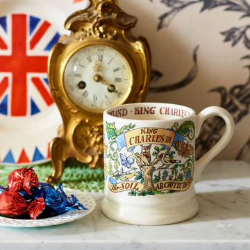 This is the King Charles 1/2 Pint Mug from Emma Bridgewater