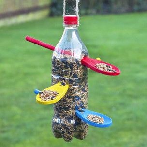 This is the Bottle Bird Feeder