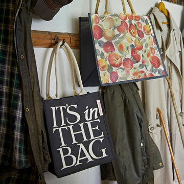 This Black Toast Small Recycled Shopper Bag is available from Emma Bridgewater