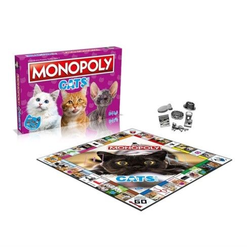 This is for cat lovers - a Cats Monopoly Game!