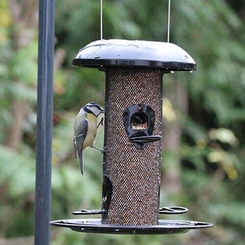 This is the Henry Bell Black Heavy Duty Seed Feeder 