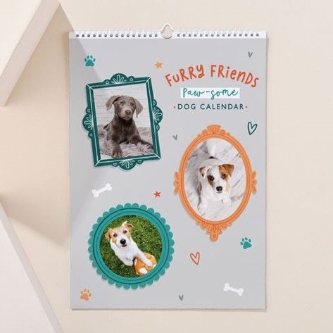 WOOF!  There's a calendar for loved ones with dogs too!