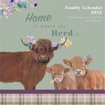 There's the Highland Cows Family Organiser 2025