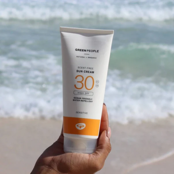 This is the Scent Free Sun Cream SPF30 200ml from Green People