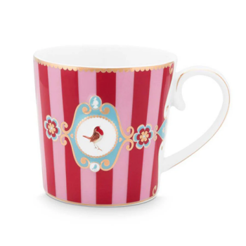 This Pip Studio Love Birds Medallion Stripes Mug is available from Twinnings 