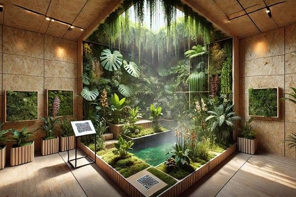 Delve into the Indoor Plant Gardens - bring nature indoors!