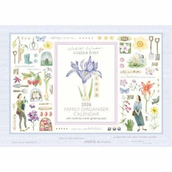 This is the Judith Glover, Garden Days A4 Family Organiser 2026
