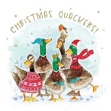Not Christmas crackers, but Christmas Quackers!  Quack, quack! 