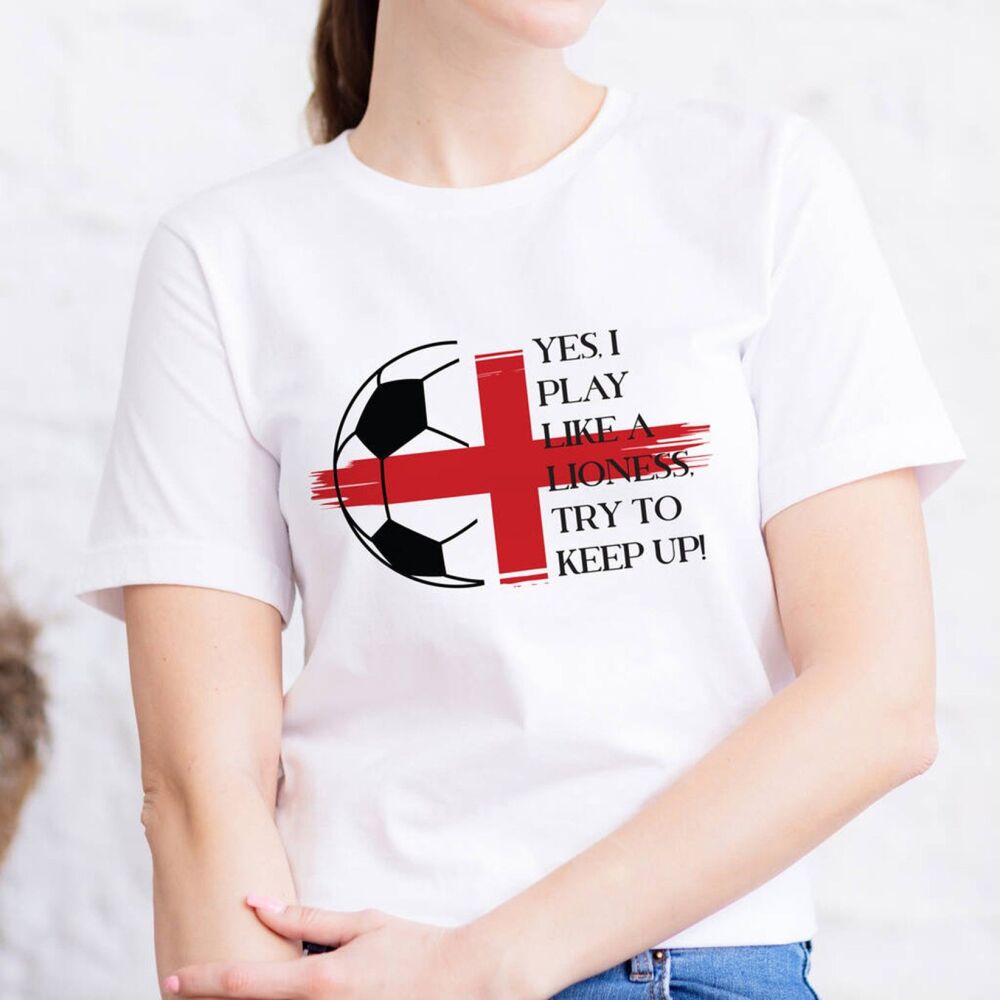 There's also this t-shirt, I Play Like A Lioness 
