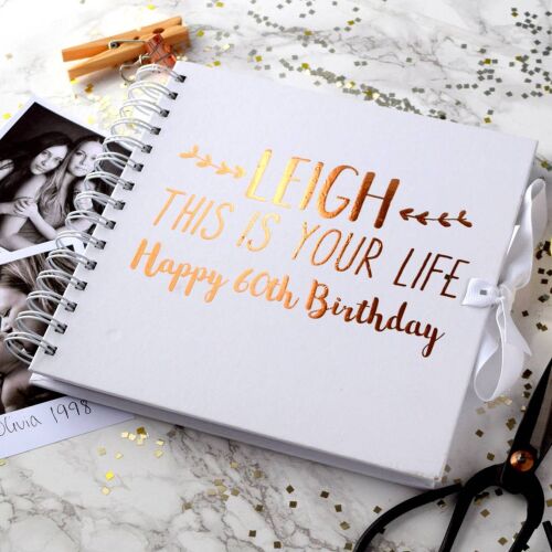 This "This Is Your Life Memory Book Or Scrapbook" is available from Not on the High Street