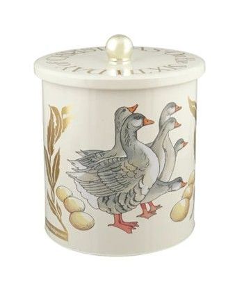 There's the Six Geese A-Laying Medium Tin Biscuit Barrel