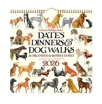 This is the Dates, Dinners & Dog Walks Family Organiser 2026 from Emma Bridgewater