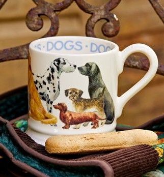 There's the Dogs All Over Half Pint Mug from Emma Bridgewater