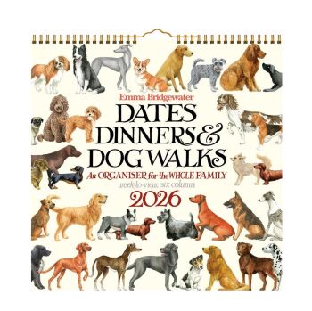 This is the Dates, Dinners & Dog Walks Family Organiser 2026 