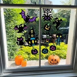 Baker Ross have Halloween Scene Window Decorations