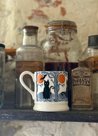 This is the Wise Witches Black Cats 1/2 Pint Mug