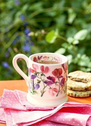 Emma Bridgewater has this very pretty Flowers Sweet Pea Multi 1/2 Pint Mug Emma Bridgewater has this very pretty Flowers Sweet Pea Multi 1/2 Pint Mug