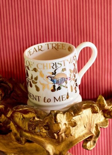 There's the 12 Days Of Christmas Partridge In A Pear Tree 1/2 Pint Mug There's the 12 Days Of Christmas Partridge In A Pear Tree 1/2 Pint Mug
