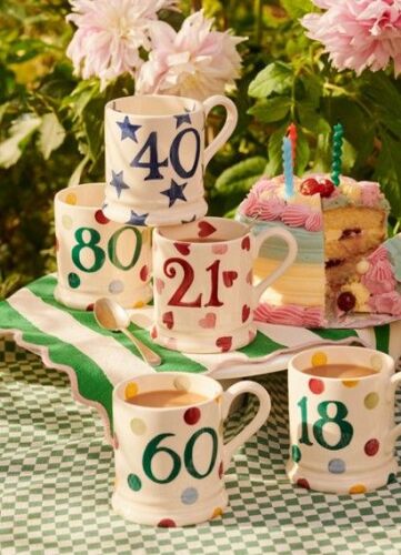 How about a Personalised Milestone Birthday/Anniversary 1/2 Pint Mug?