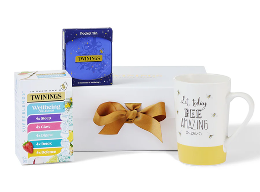 This is the Festive Wellbeing Collection Gift Box from Twinnings This is the Festive Wellbeing Collection Gift Box from Twinnings