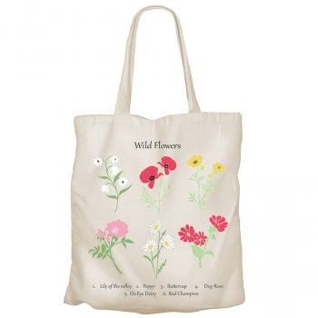 This is the Recycled Cotton Tote Bag - Wild Flowers - from Natural Collection This is the Recycled Cotton Tote Bag - Wild Flowers - from Natural Collection