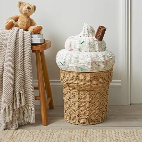 Dunhelm have this fun Ice Cream Storage Basket