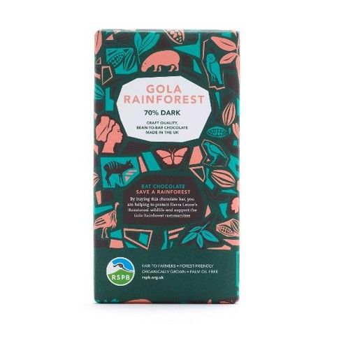 How about a bar of Gola Rainforest Chocolate 70g - Dark?
