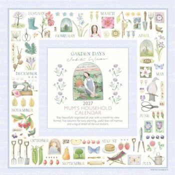 This is the Judith Glover, Garden Days Mum's Household Family Planner 2027
