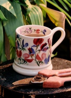 This very pretty Flowers Sweet Pea Multi 1/2 Pint Mug is from Emma Bridgewater