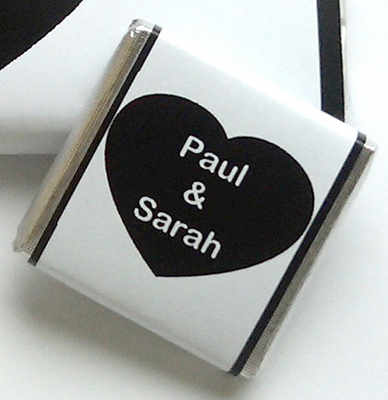 BLACK HEART - mini 4.5g favour